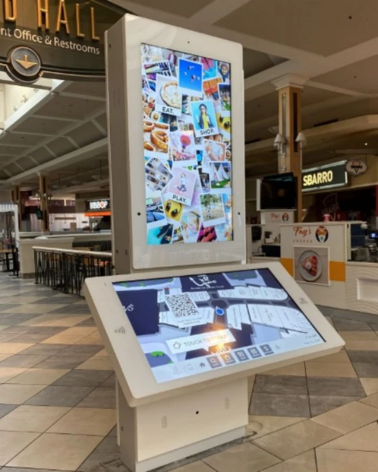 Nsɛm a Ɛfata Yiye Ma Touchscreen Display Kiosks