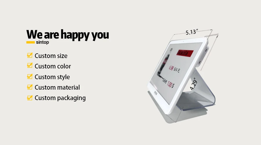 5.8 Inch Electronic Acrylic Holder