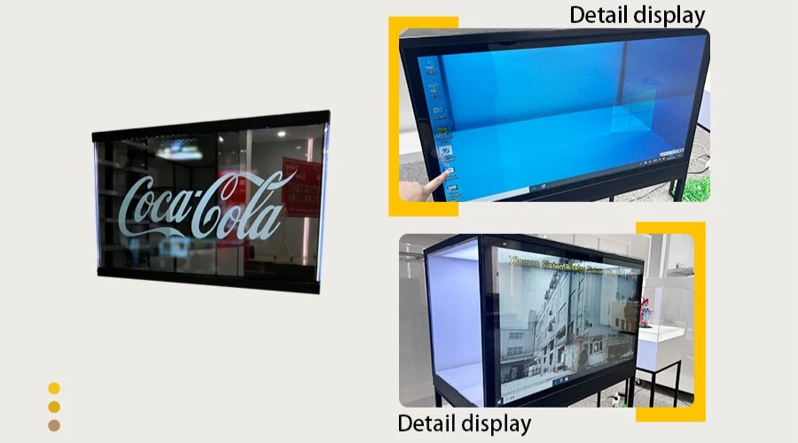 27x10 Transparent touch screen